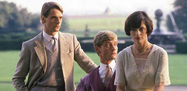 Charles, Sebastian and Julia in Brideshead Revisited series