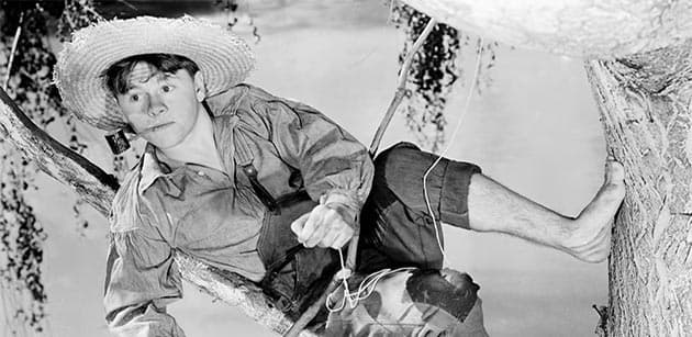 Mickey Rooney as Huckleberry Finn